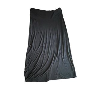 Old Navy Black Maternity Maxi Skirt | Size Large